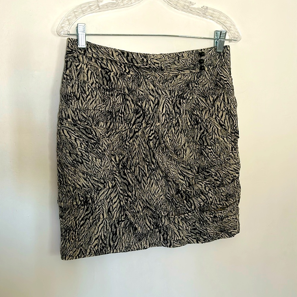 Leifsdottir/Anthropologie Silk Mini Dkirt